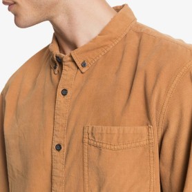 Chemise QUIKSILVER Smoke Trail Camel Homme