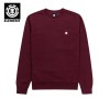 Sweat ELEMENT Cornell Classic Crew Lie de vin Homme