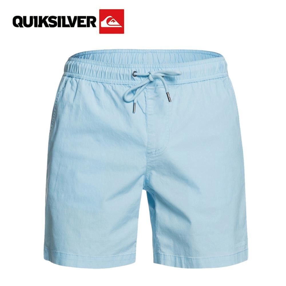 Short QUIKSILVER Taxer 17" Bleu Clair Homme