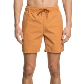 Short QUIKSILVER Taxer 17" Curry Homme