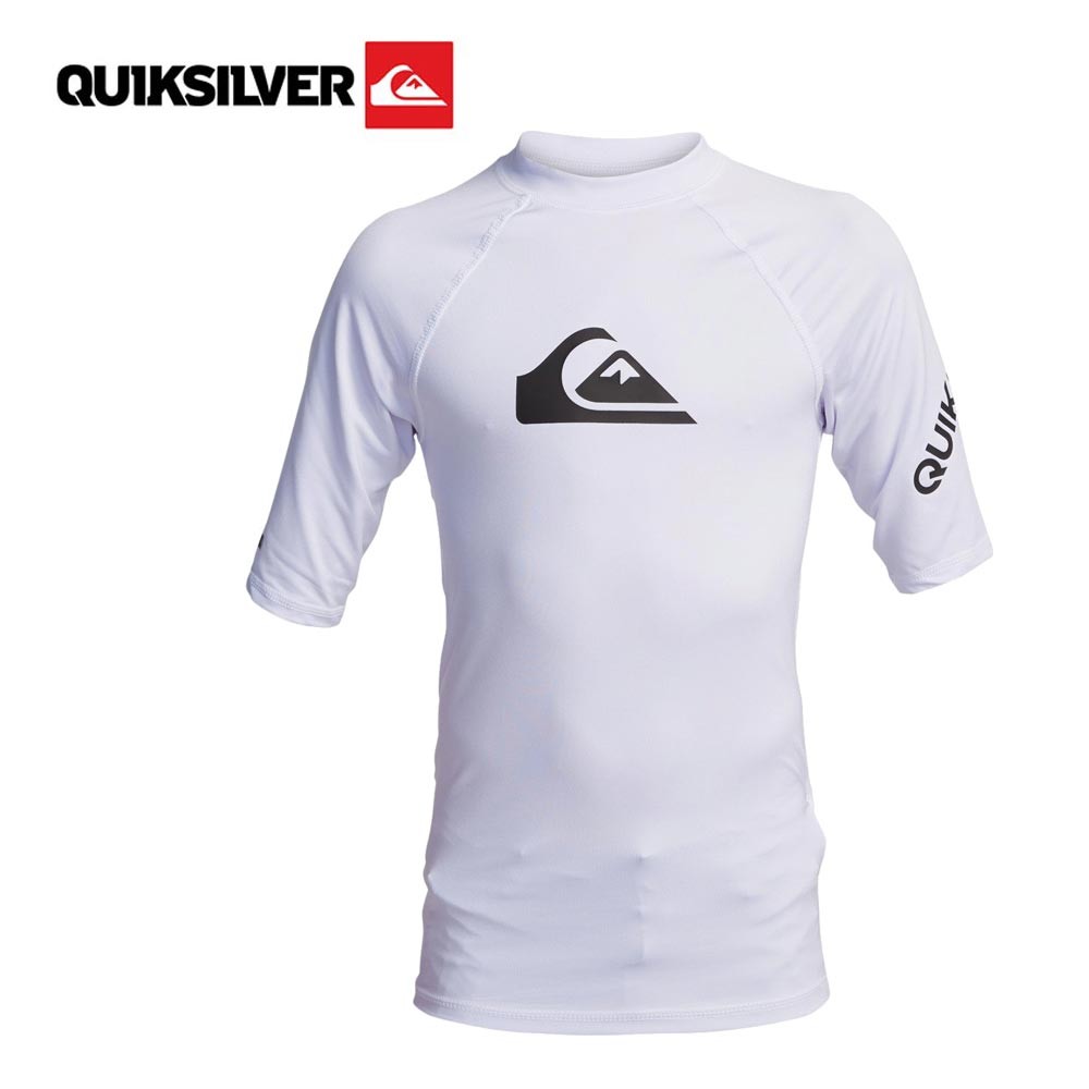 T-shirt U.V. QUIKSILVER All Time Blanc Garcon