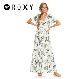 Robe longue ROXY Paradise Song Blanc Femme