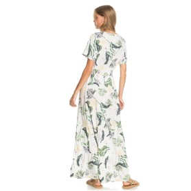 Robe longue ROXY Paradise Song Blanc Femme