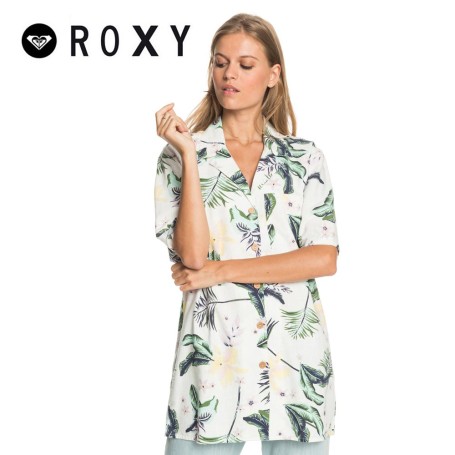 Chemise ROXY Caravan Of Sun Blanc Femme