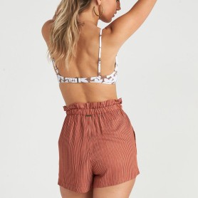 Short BILLABONG Sliding Rock Marron Femme