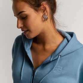 Sweat à capuche BILLABONG Legacy Zip Bleu Femme