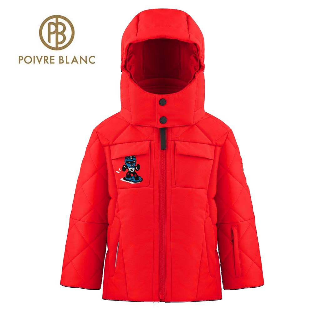 Veste de ski POIVRE BLANC W22-0900 BBBY Rouge BB Garçon