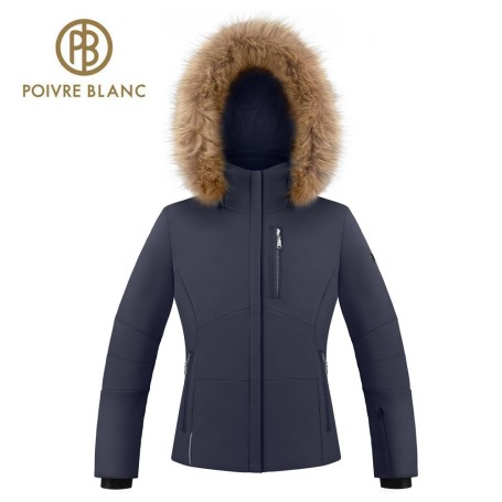 Blouson de ski POIVRE BLANC W22-0802 JRGL/A Bleu marine Fille