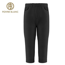 Pantalon polaire POIVRE BLANC W22-1520 BBUX Noir BB Fille