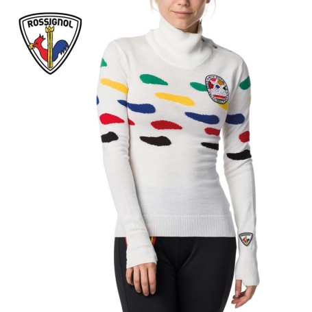 Pull ROSSIGNOL JCC Hepsy Multicolore Femme