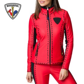 Veste Softshell ROSSIGNOL JCC Dixy Soft Rouge Femme