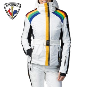 Veste de ski ROSSIGNOL JCC Rainbow Blanc Femme