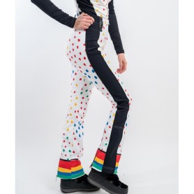 Pantalon de ski Softshell ROSSIGNOL JCC Dixy Rainbow Femme