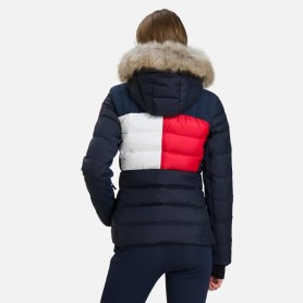 Doudoune de ski ROSSIGNOL x HILFIGER  Flag E Fur Tricolore Femme