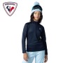 Sous vêtement ROSSIGNOL 1/2 zip Warm Stretch Bleu marine Fille