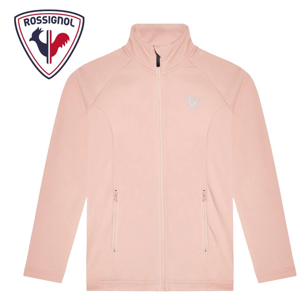 Veste ROSSIGNOL Girl FZ Clim Rose Poudré Fille