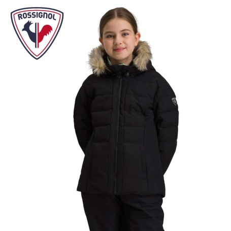 Doudoune de ski ROSSIGNOL Girl Polydown Noir Fille