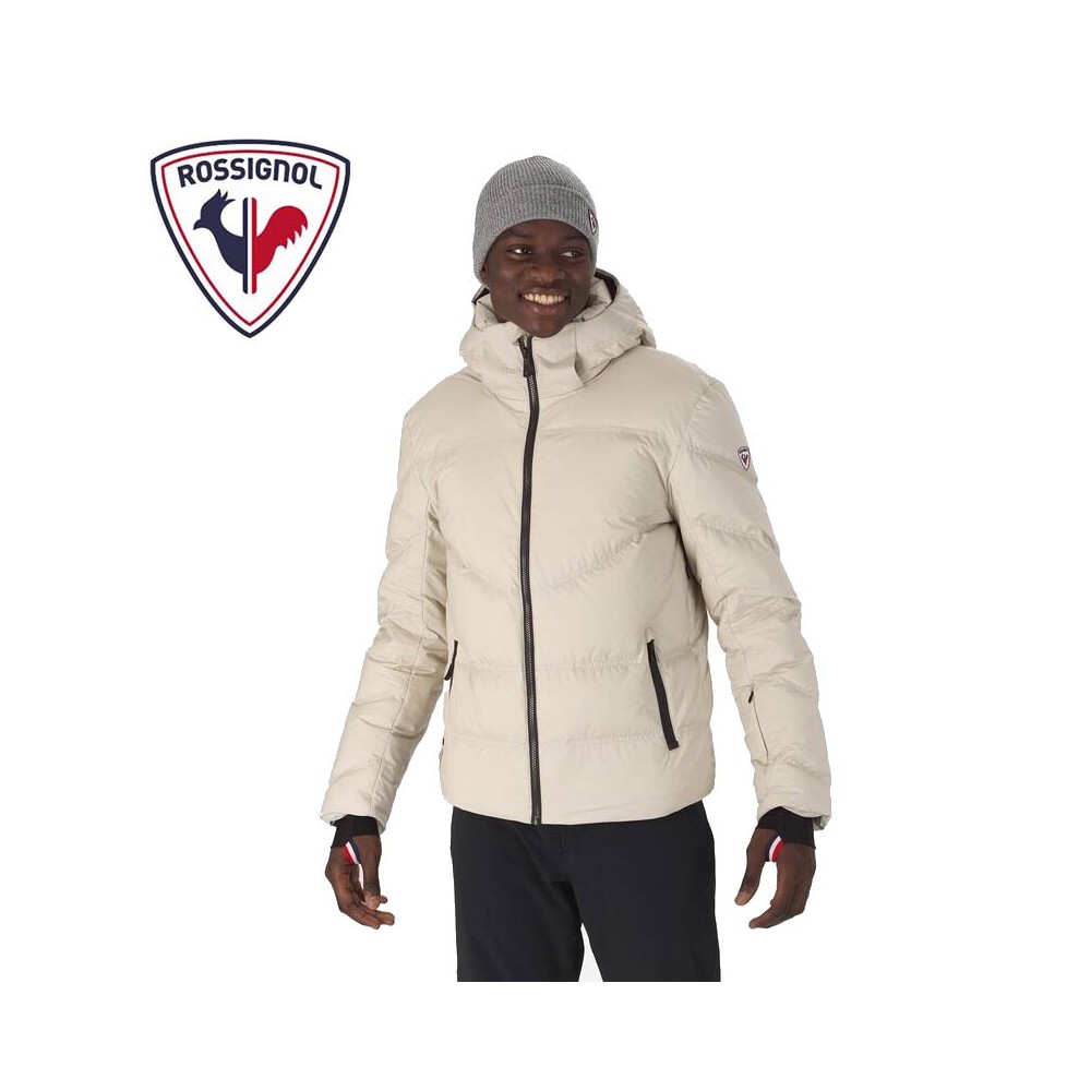 Doudoune de ski ROSSIGNOL Signature Merino Beige Homme