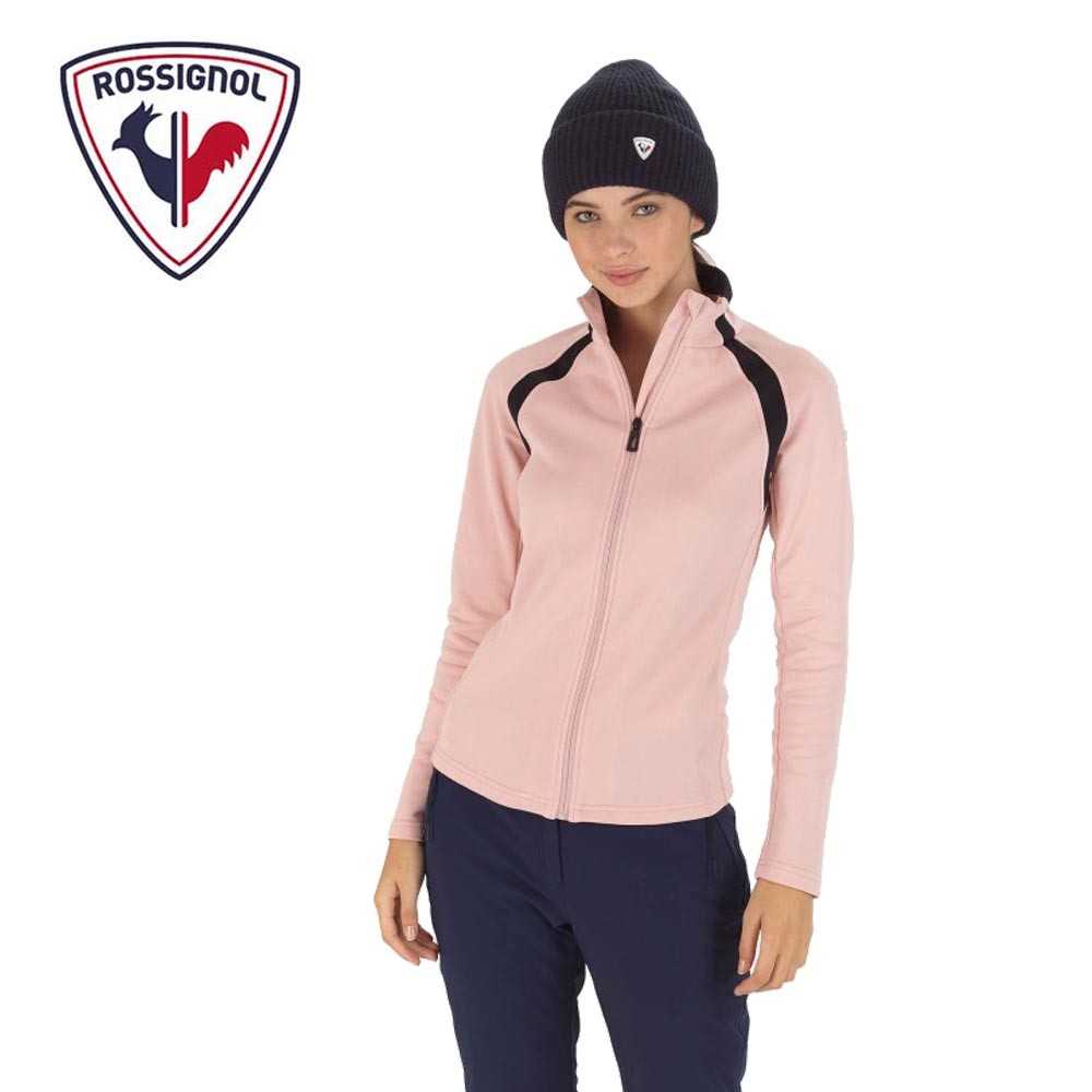 Veste zippée ROSSIGNOL Aerial FZ Rose poudré Femme