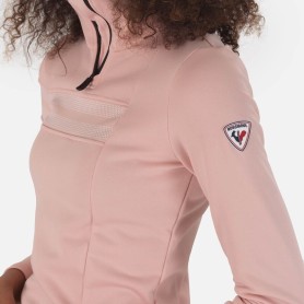 Sweat zippé ROSSIGNOL Resort Rose poudré Femme