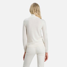 Pull ROSSIGNOL Classic Roll Neck Crème Femme