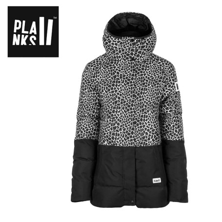 Doudoune de ski PLANKS Huff n Puffa Noir / Blanc Femme