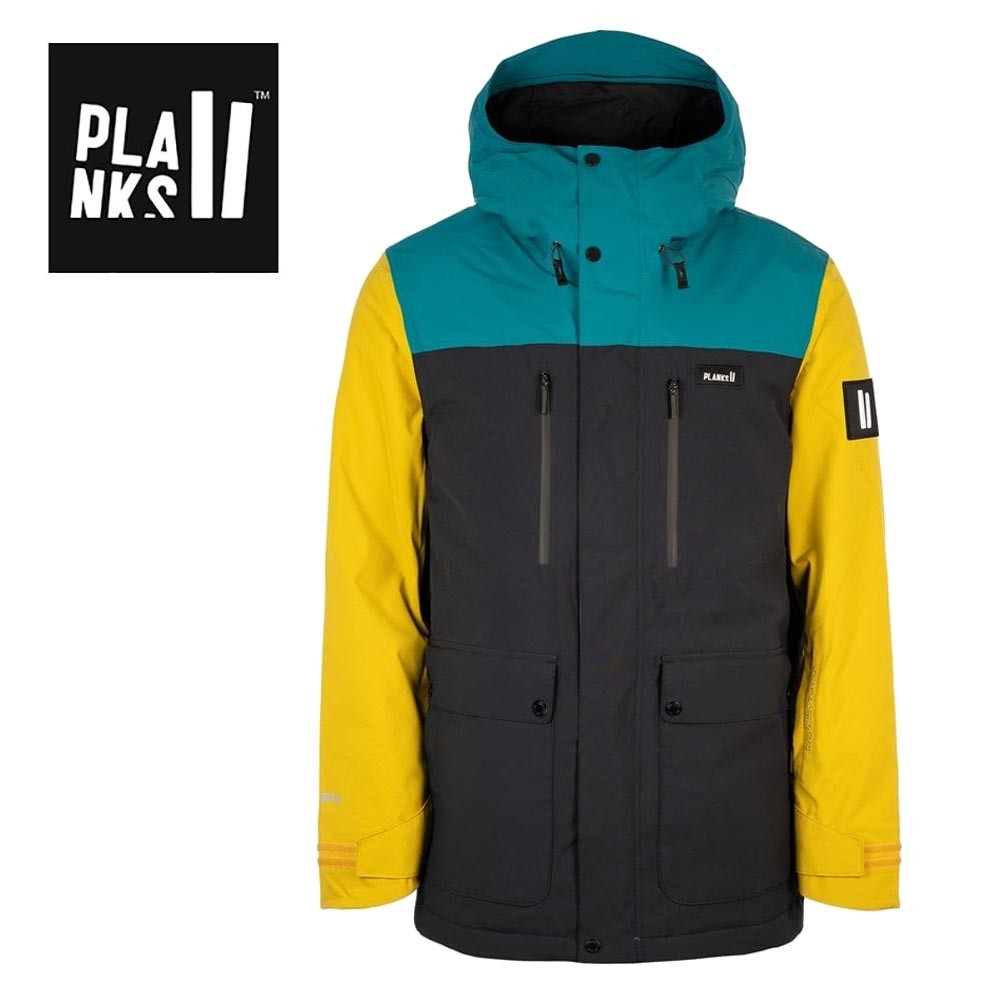 Veste de ski PLANKS Good Times Insulated Bleu Canard Homme