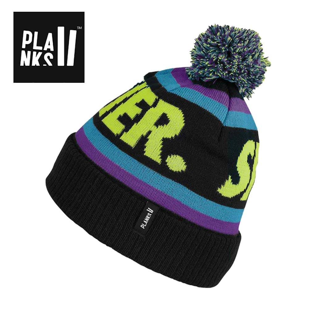 Bonnet à pompon PLANKS Skier Bobble Multicolore Unisexe