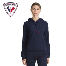 Sweat à capuche ROSSIGNOL Logo Hood Bleu marine Femme