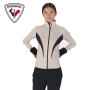 Veste zippée ROSSIGNOL React Merino Beige Femme