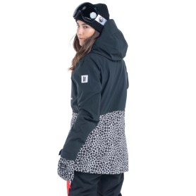 Parka de ski PLANKS All Time Insulated Noir/Blanc Femme