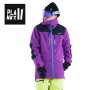 Veste de ski PLANKS Charger 3L Shell Violet Homme