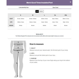 Pantalon de ski PLANKS Good Times Insulated Bleu Homme