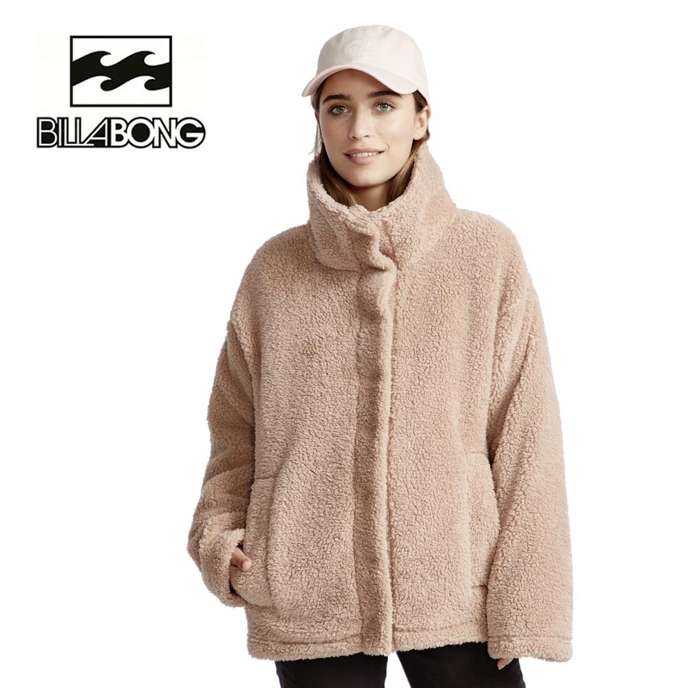 Veste polaire sherpa BILLABONG Cozy Days Beige Femme