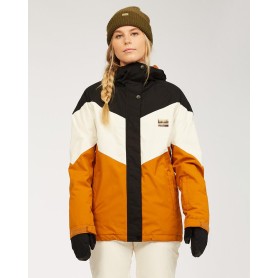 Veste de ski BILLABONG Good Life Blanc / Camel Femme