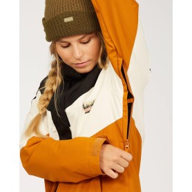 Veste de ski BILLABONG Good Life Blanc / Camel Femme