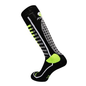 Chaussettes de ski RYWAN Fury Noir / Jaune fluo Unisexe