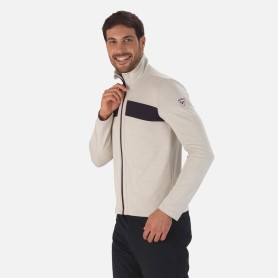 Veste zippée ROSSIGNOL React Merino Beige Homme