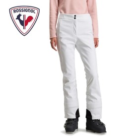 Pantalon de ski ROSSIGNOL Softshell Flat Pant Blanc Femme