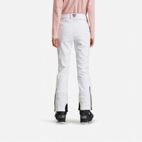 Pantalon de ski ROSSIGNOL Softshell Flat Pant Blanc Femme