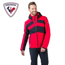 Veste de ski ROSSIGNOL React Merino Rouge/Noir Homme