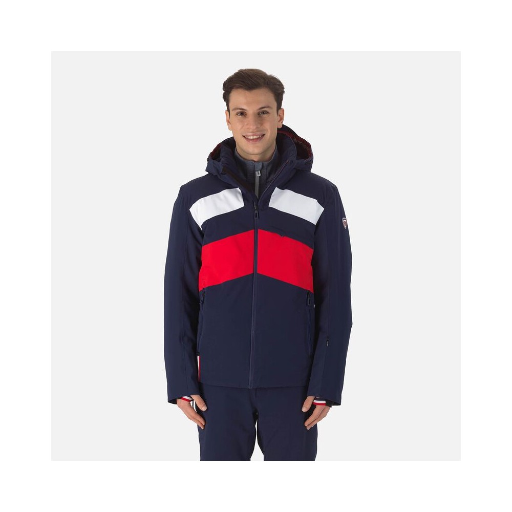 Veste de ski ROSSIGNOL React Merino Tricolore Homme