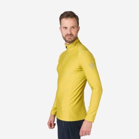 Maillot thermique ROSSIGNOL Classique 1/2 zip Jaune Homme