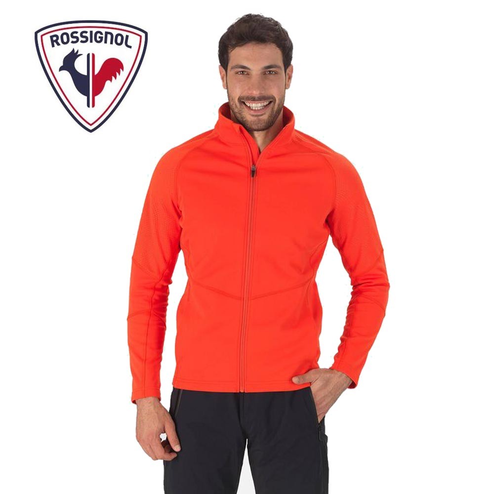 Veste zippée ROSSIGNOL Classique Clim Orange Homme