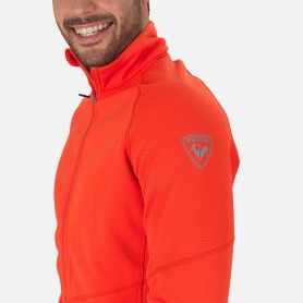 Veste zippée ROSSIGNOL Classique Clim Orange Homme