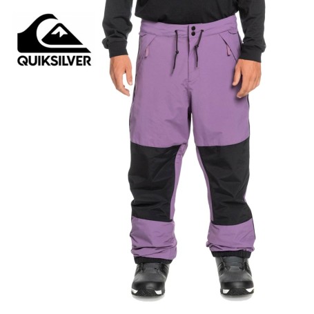 Pantalon de ski QUIKSILVER Snow Down Violet/Noir Unisexe