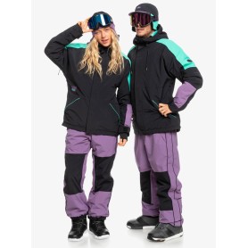 Pantalon de ski QUIKSILVER Snow Down Violet/Noir Unisexe