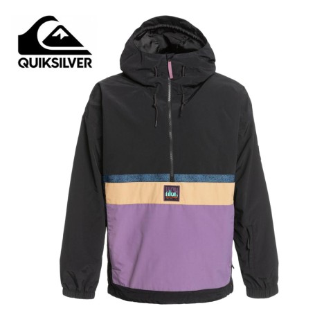 Anorak de ski QUIKSILVER Steeze Noir Unisexe