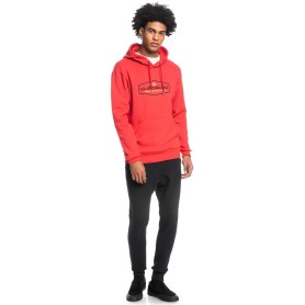 Sweat à capuche QUIKSILVER Omni Lock Up Rouge Homme