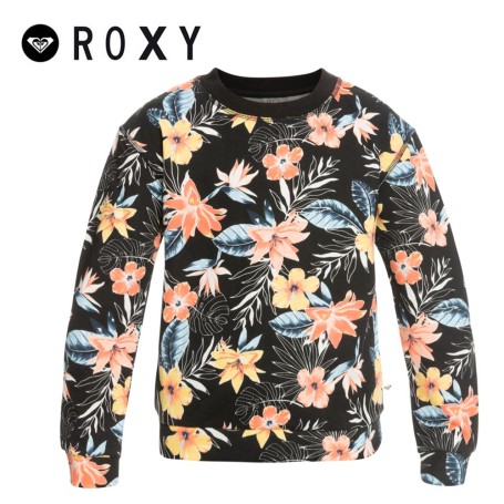 Sweat ROXY Off to the Beach Anthracite Fille
